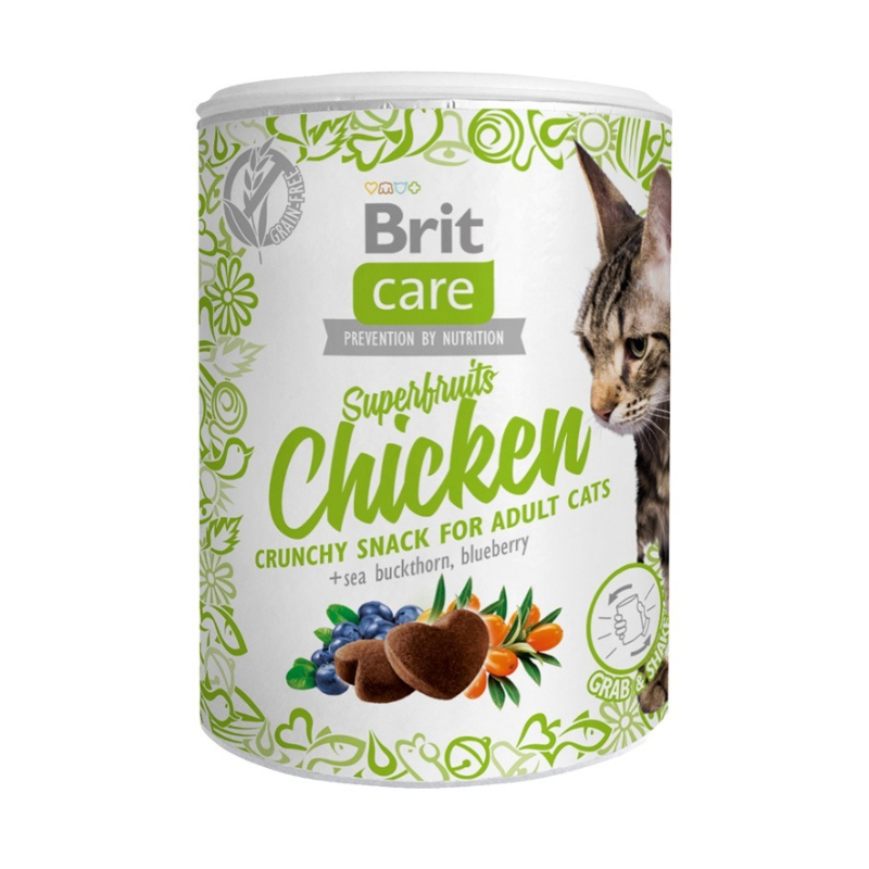 Przysmaki dla kota - Brit Care Cat Snack Superfruits chicken 100g