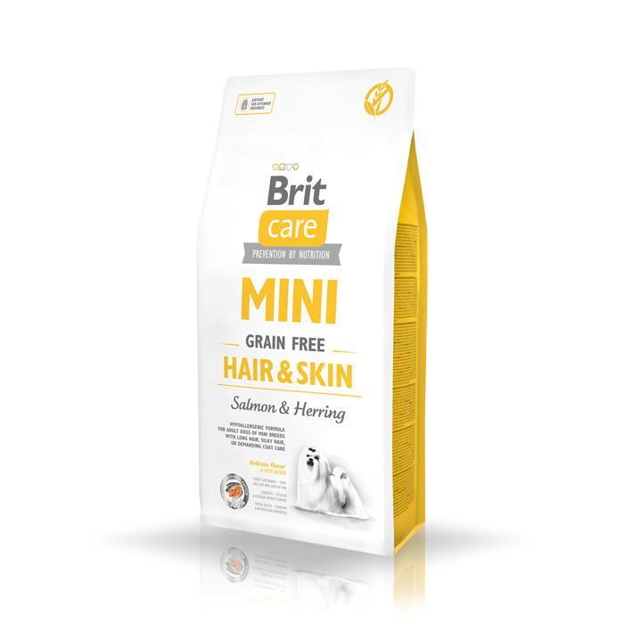 Karmy suche dla psa - Brit Care Mini Grain-Free Hair & Skin
