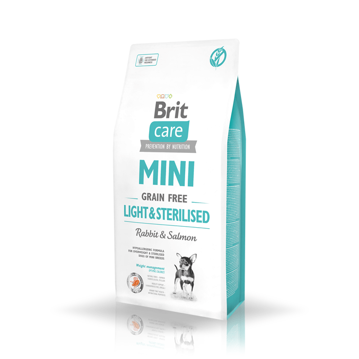 Karmy suche dla psa - Brit Care Mini Grain-Free Light & Sterilised
