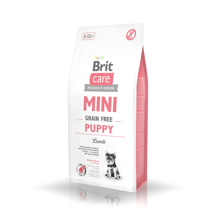 Karmy suche dla psa - Brit Care Mini Grain-Free Puppy Lamb
