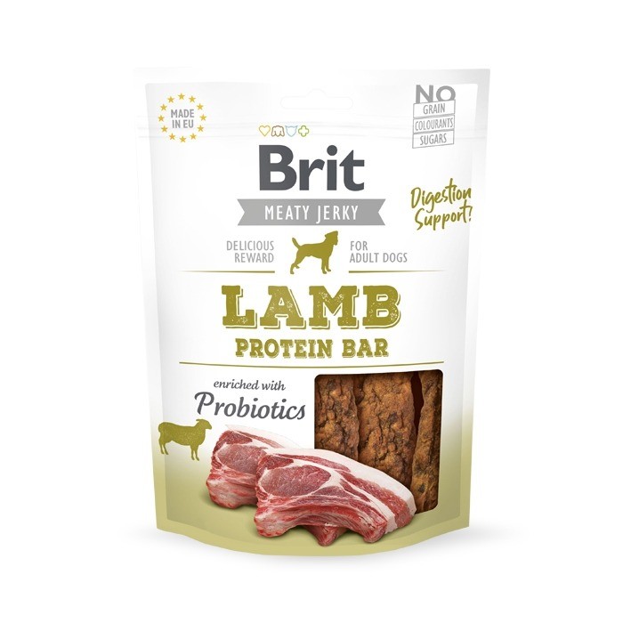 Przysmaki dla psa - Brit Jerky Snack Lamb Protein Bar 200g