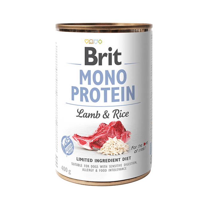 Karmy mokre dla psa - Brit Mono Protein 400g x 12