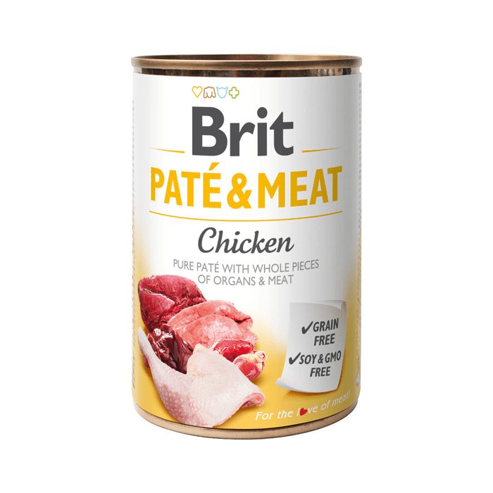 Karmy mokre dla psa - Brit Pate & Meat 400g x 12