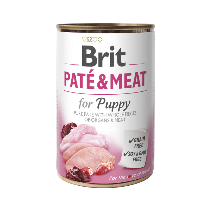 Karmy mokre dla psa - Brit Pate & Meat Puppy 400g