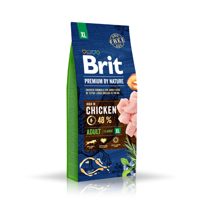 Karmy suche dla psa - Brit Premium By Nature Adult Extra Large XL