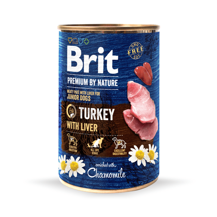 Karmy mokre dla psa - Brit Premium By Nature Junior 400g