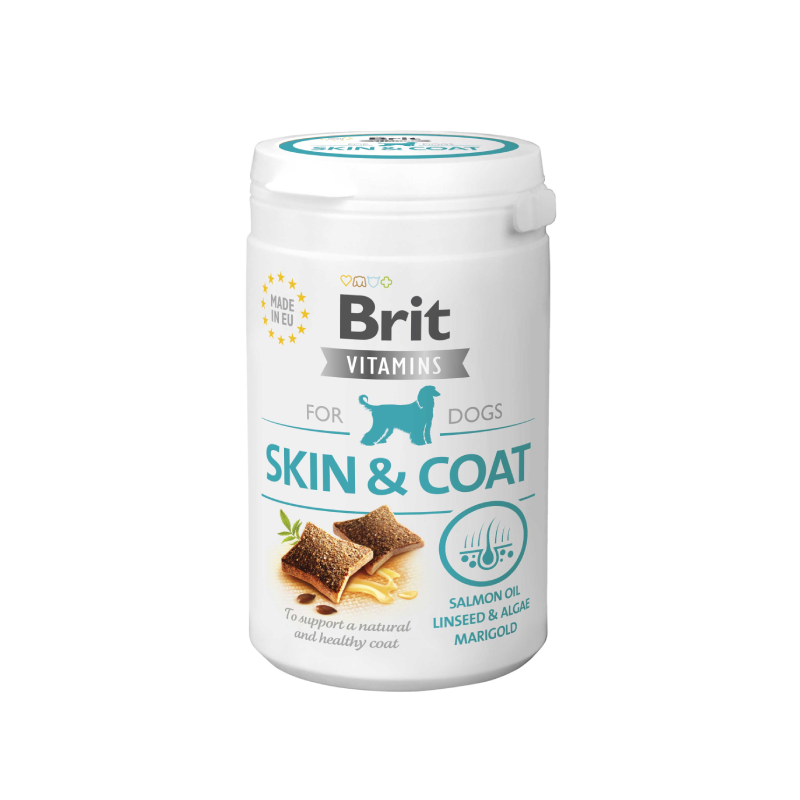 Suplementy - Brit Vitamins Skin&Coat skóra i sierść 150g