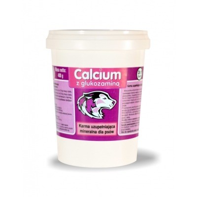 Suplementy - Calcium fioletowy z wit. D3 400g