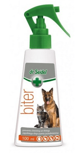 Produkty higieniczne - Dr Seidel Biter - Płyn przeciw obgryzaniu przedmiotów przez zwierzęta 100ml