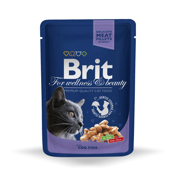 Karmy mokre dla kota - Brit Premium Cat 100g x 12