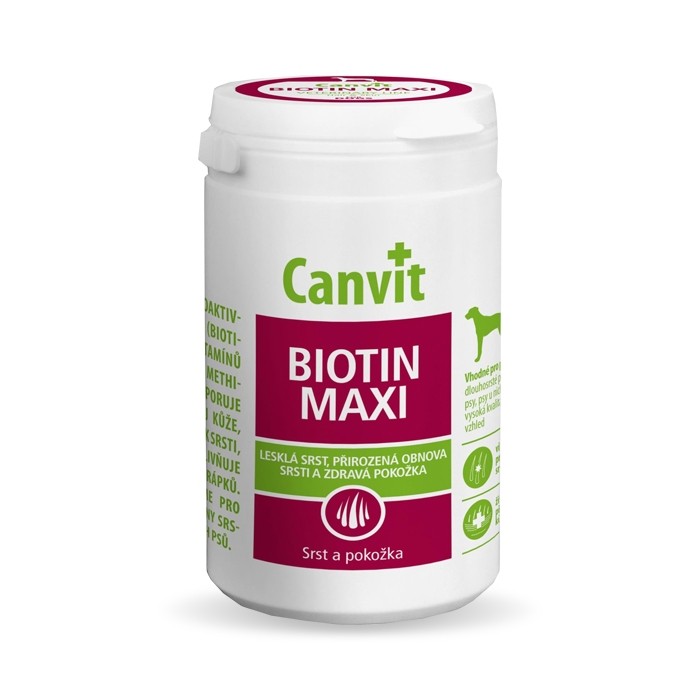 Suplementy - Canvit Biotin Maxi For Dogs tabletki 230g