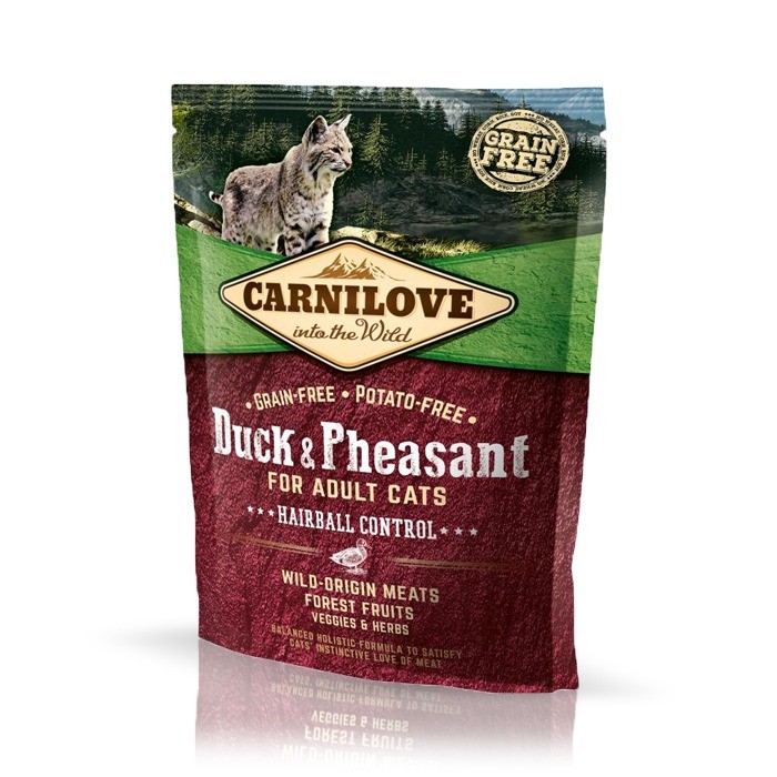 Karmy suche dla kota - Carnilove Cat Duck & Pheasant Hairball Control