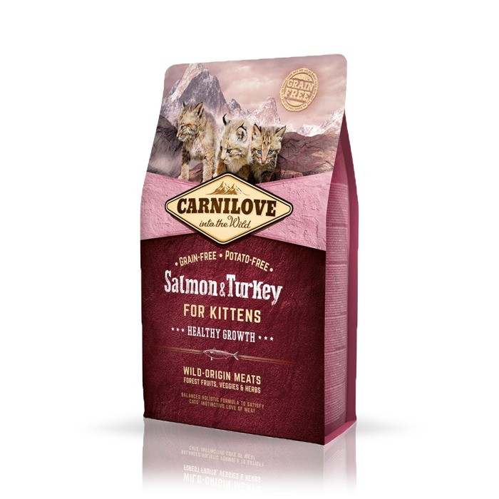 Karmy suche dla kota - Carnilove Cat Kitten Salmon & Turkey