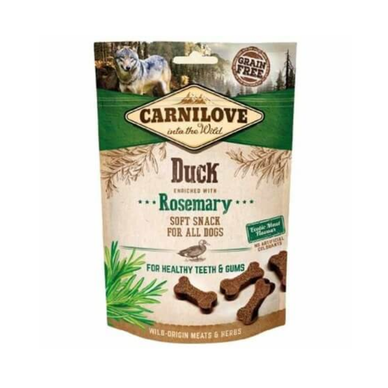 Przysmaki dla psa - Carnilove Duck with Rosemary Soft Snack 200g