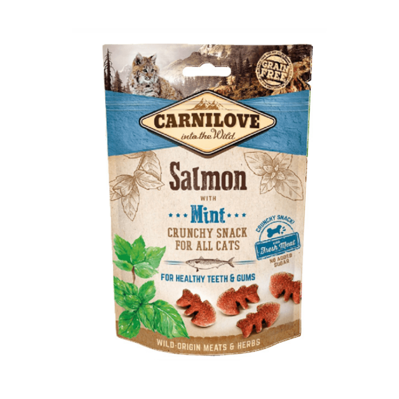 Przysmaki dla kota - Carnilove Salmon with Mint Crunchy Snack 50g