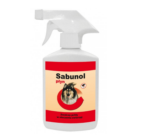 Preparaty lecznicze - Sabunol Płyn na pchły w otoczeniu zwierząt 250ml