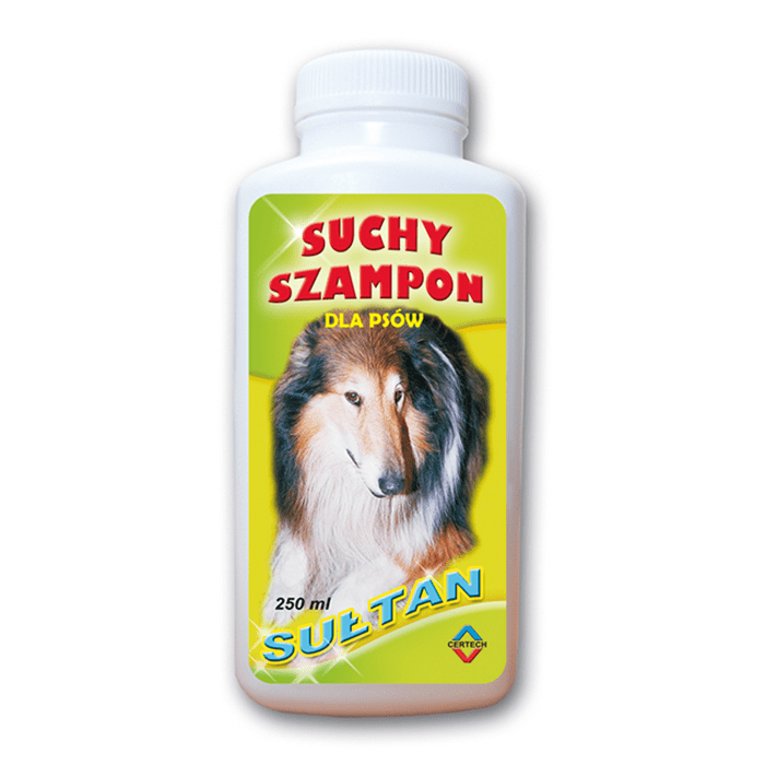 Higiena, pielęgnacja sierści - Certech Suchy szampon dla psa Sułtan 250ml