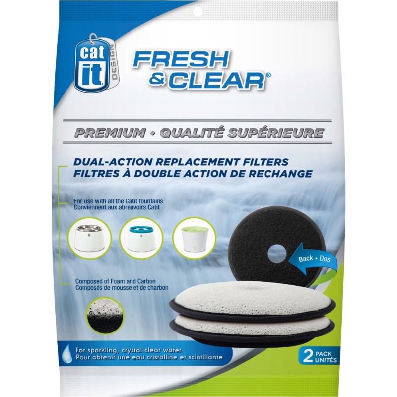 Akcesoria do karmienia - Catit Fresh & Clean Filtr wymienny 3szt.