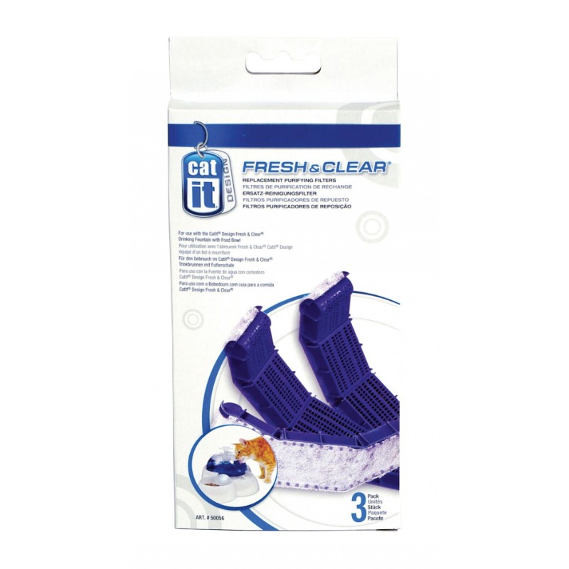 Akcesoria do karmienia - Catit Filtr wymienny do fontanny CH-0507 3szt.