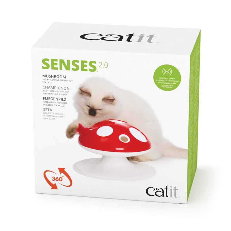 Zabawki - Catit Senses Mushroom zabawka interaktywna 15x24cm