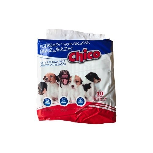 Produkty higieniczne - Chico Podkłady higieniczne 45x45cm 10szt.