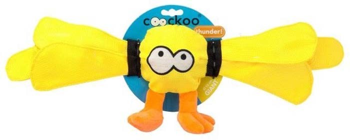 Zabawki - Coockoo Thunder piszcząca piłka żółta
