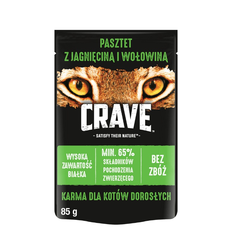 Karmy mokre dla kota - Crave Cat Pasztet 85g