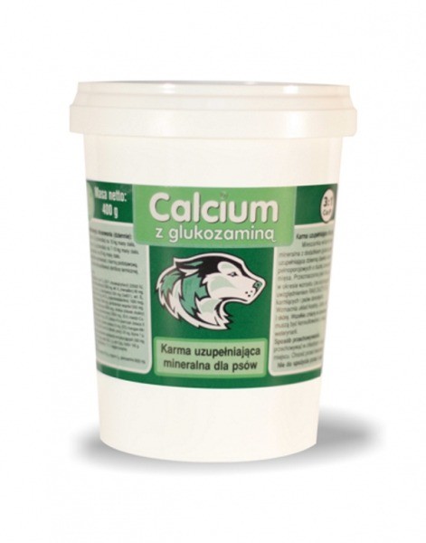 Suplementy - Calcium z glukozaminą zielony 400g