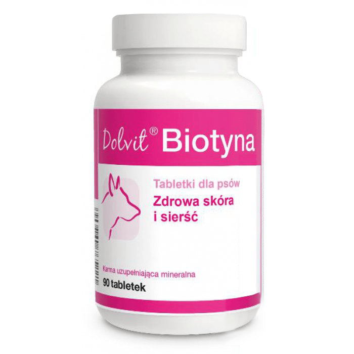 Suplementy - Dolfos Biotyna 90 tabletek