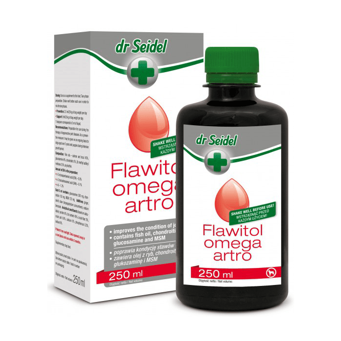 Suplementy - Dr Seidel Flawitol Omega Artro 250 ml
