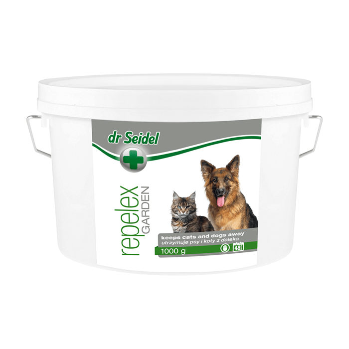 Produkty higieniczne - Dr Seidel Repelex Płyn do ogrodu odstraszający psy i koty 1kg