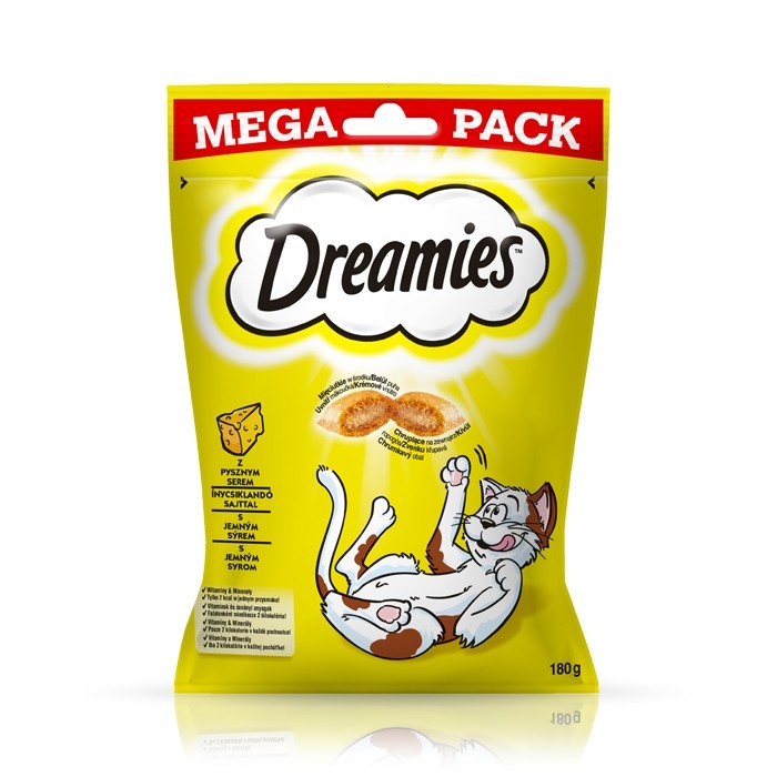 Przysmaki dla kota - Dreamies Mega Ser 180g