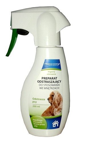 Produkty higieniczne - Francodex Spray przeciw oznaczaniu terenu przez psy 200ml