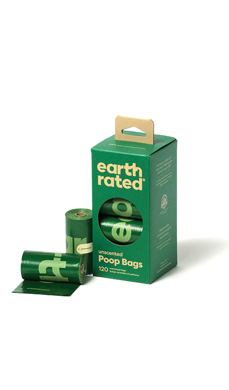 Produkty higieniczne - Earth Rated Woreczki bezzapachowe na psie odchody 8x15 szt.