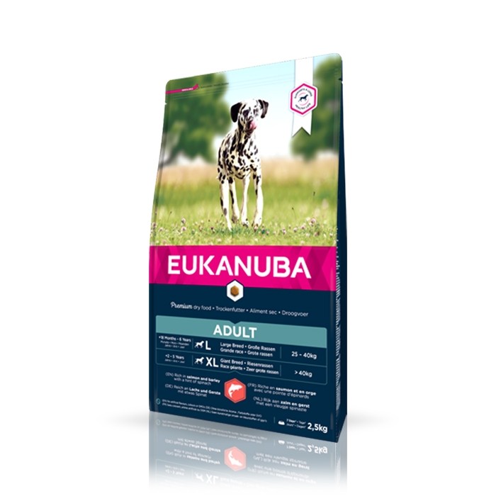 Karmy suche dla psa - Eukanuba Adult Large Breeds Salmon & Barley