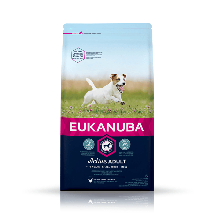 Karmy suche dla psa - Eukanuba Active Adult Small Breed