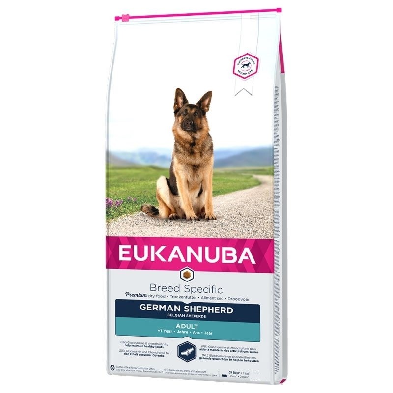 Karmy suche dla psa - Eukanuba Breed Specific German Shepherd Adult