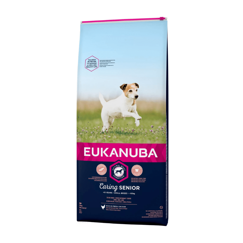 Karmy suche dla psa - Eukanuba Caring Senior Small Breed