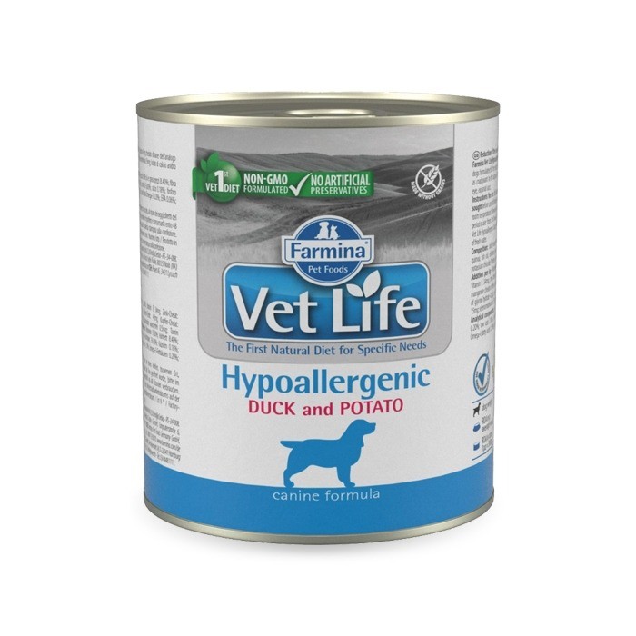 Karmy mokre dla psa - Farmina Vet Life Natural Diet Dog Hypoallergenic Duck & Potato 300g