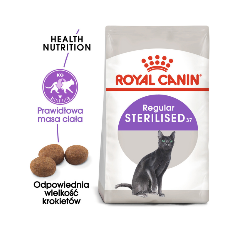 Karmy suche dla kota - Royal Canin Sterilised 37 FHN