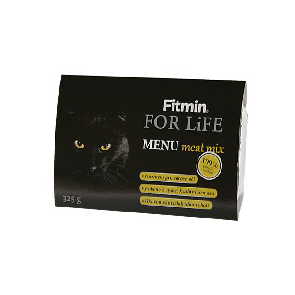 Karmy mokre dla kota - Fitmin Cat For Life Cat Menu Meat Mix 325g x 12