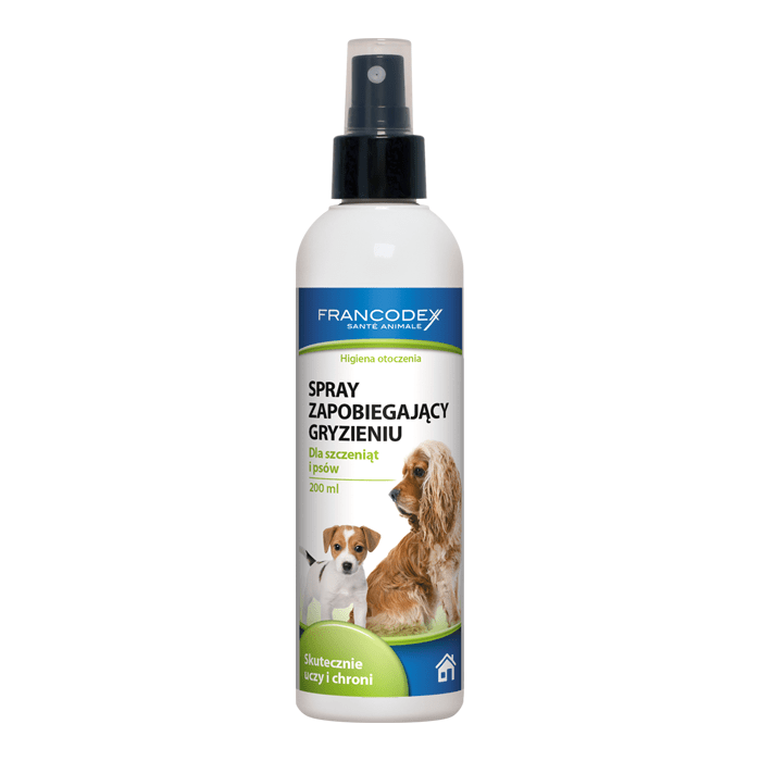 Produkty higieniczne - Francodex Spray przeciwko obgryzaniu przez psy 200 ml
