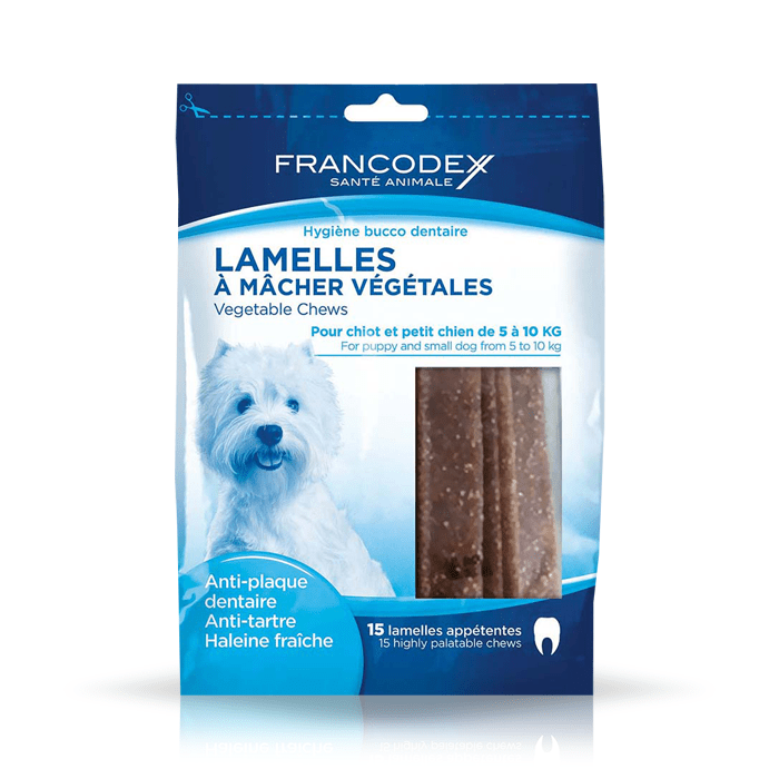 Przysmaki dla psa - Francodex paski Dental Small 224g 15 szt.
