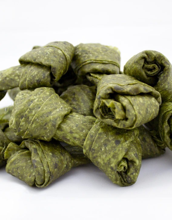 Przysmaki dla psa - ALDA miękki węzeł z zieloną herbatą 10cm 500g