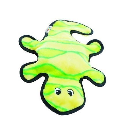 Zabawki - Outward Hound Invincibles Gecko żółto-zielony piszczałki