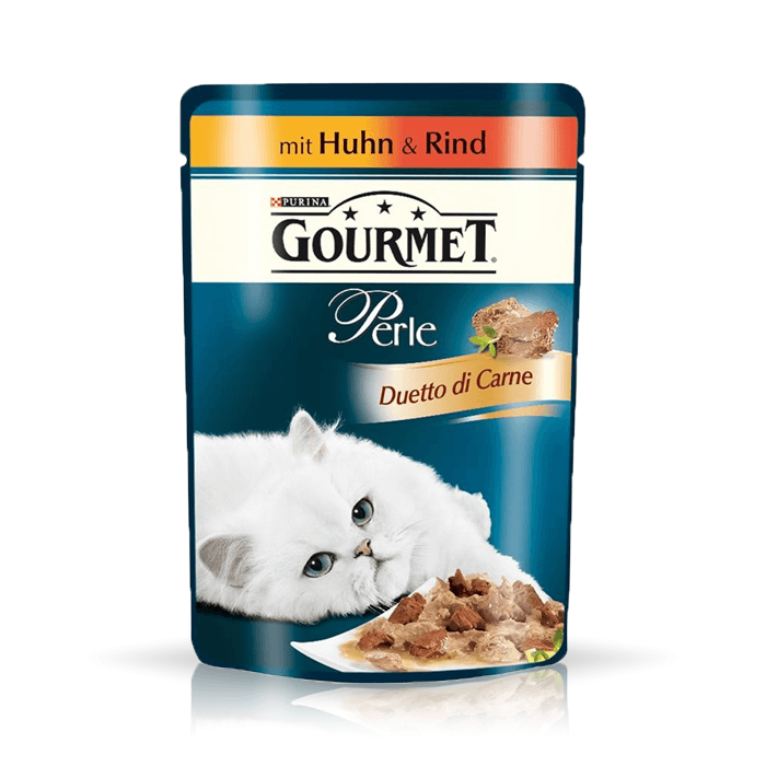 Karmy mokre dla kota - Gourmet Perle Duet 85g x 12