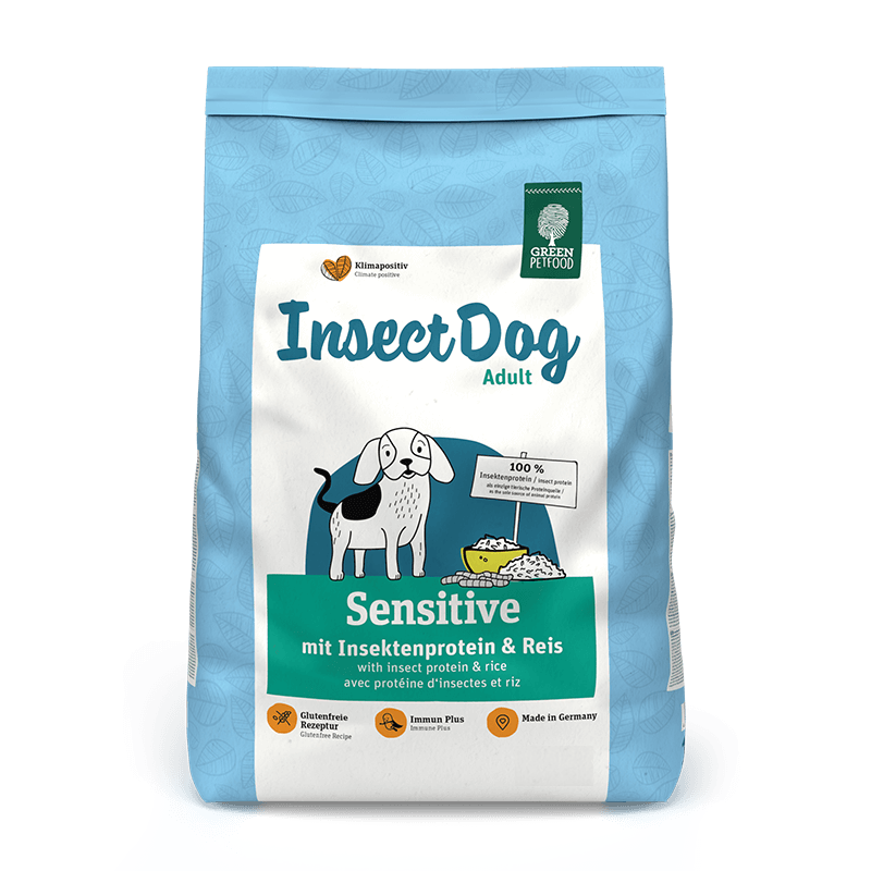 Karmy suche dla psa - Green Petfood InsectDog Sensitive