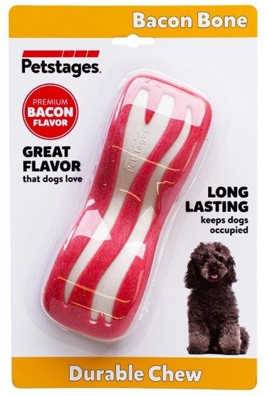Zabawki - Petstages Bacon Dental Bone gryzak