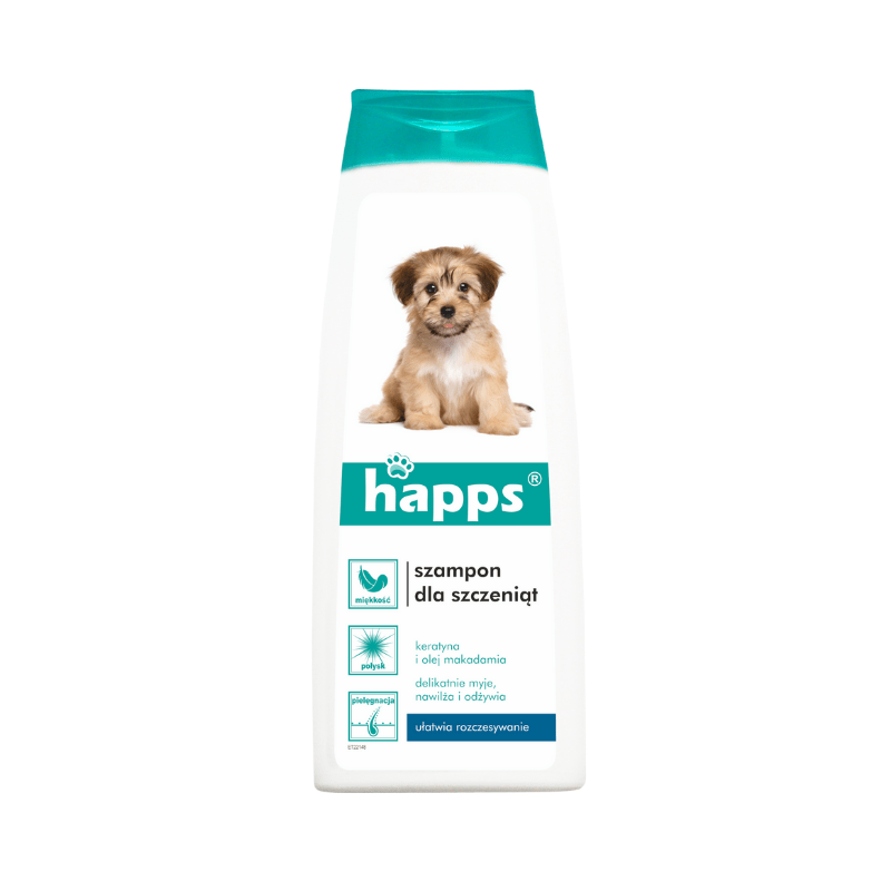 Higiena, pielęgnacja sierści - HAPPS - szampon pielęgnacyjny dla szczeniąt 200ml