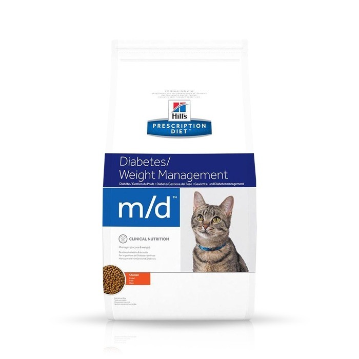 Karmy suche dla kota - Hill's Prescription Diet Feline m/d Diabetes/Weight Management z kurczakiem